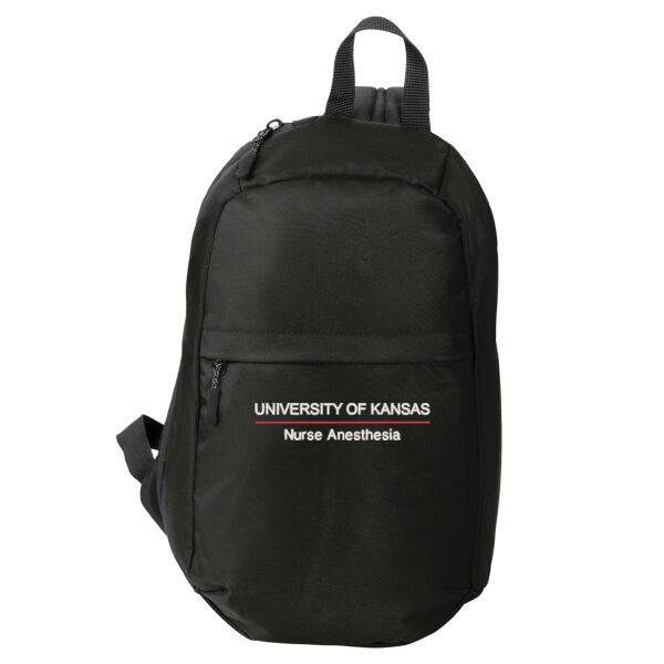 UK Nurse Anesthesia Embroidered Sling Backpack Thumbnail