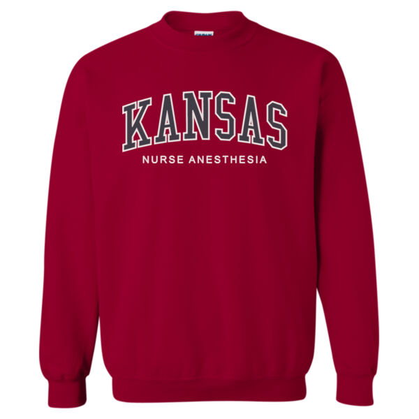 Kansas Nurse Anesthesia Embroidered Comfort Colors T-shirt Thumbnail